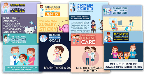 social-media-sample-images-collage-for-pediatric-dentists-marketing