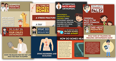 social-media-sample-images-collage-for-pediatric-orthopedic-specialists-marketing