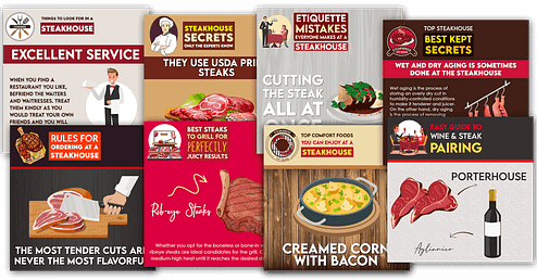 social-media-sample-images-collage-for-steakhouses-marketing